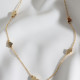 5 Kalpli Gold Renk Kolye