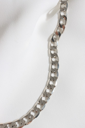 Gümüş Renk Lux Zincir Kolye