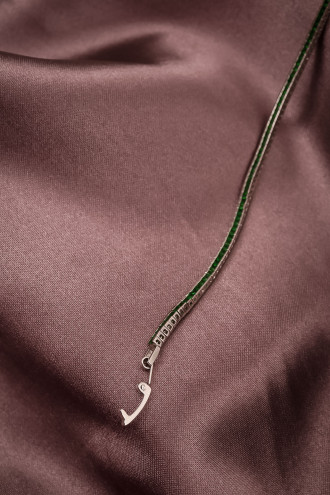 Yeşil Taşlı Su Yolu Gümüş Renk Bileklik