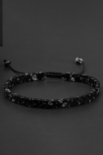 Siyah Renk Erkek Ipli Bileklik