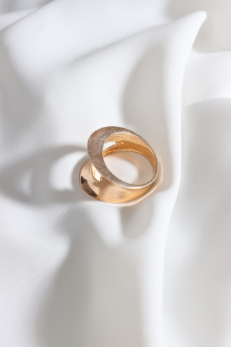 Kalın Gold Renk Yüzük