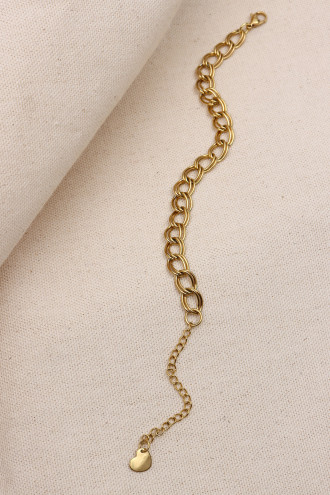 316L Çelik Gold Renk Zincir Bileklik 316L Çelik Gold Renk Zincir Bileklik