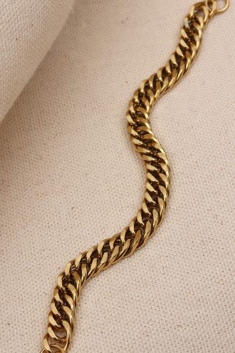 316L Çelik Gold Renk Gurmet Zincir Bileklik 316L Çelik Gold Renk Gurmet Zincir Bileklik