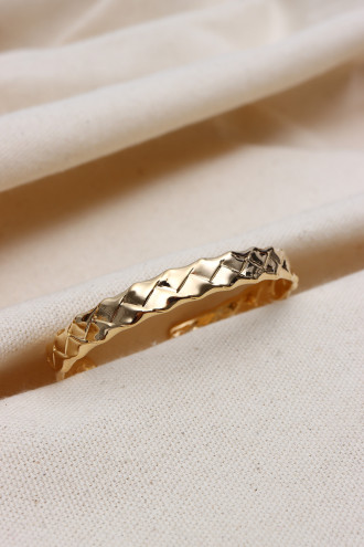 Vintage Gold Renk Çelik Kelepçe Bileklik Vintage Gold Renk Çelik Kelepçe Bileklik