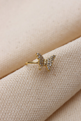 Kelebek Ear Cuf Gold Renk Kıkırdak Küpe(Vip) Kelebek Ear Cuf Gold Renk Kıkırdak Küpe(Vip)