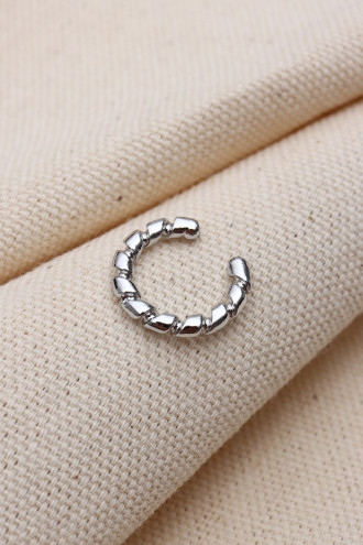 Sarmal Gümüş Renk Ear Cuff Kıkırdak Küpe Sarmal Gümüş Renk Ear Cuff Kıkırdak Küpe