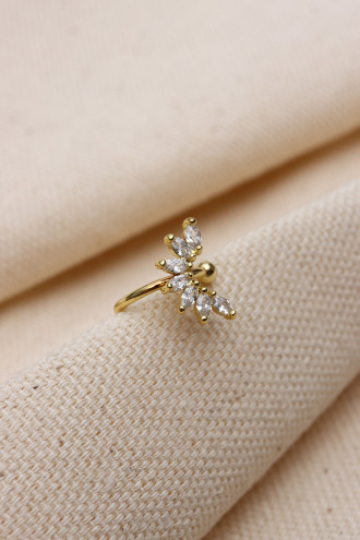Lotus Gold Renk Ear Cuf Kıkırdak Küpe(Vip) Lotus Gold Renk Ear Cuf Kıkırdak Küpe(Vip)