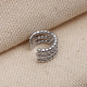 3 Şeritli Gümüş Renk Ear Cuff Kıkırdak Küpe 3 Şeritli Gümüş Renk Ear Cuff Kıkırdak Küpe