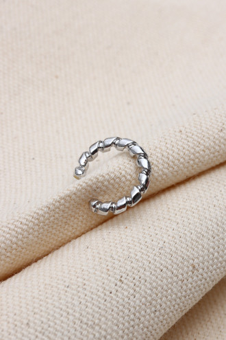 Sarmal Gümüş Renk Ear Cuff Kıkırdak Küpe Sarmal Gümüş Renk Ear Cuff Kıkırdak Küpe