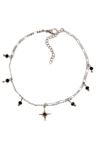 Kadın Siyah Sallantılı Halhal