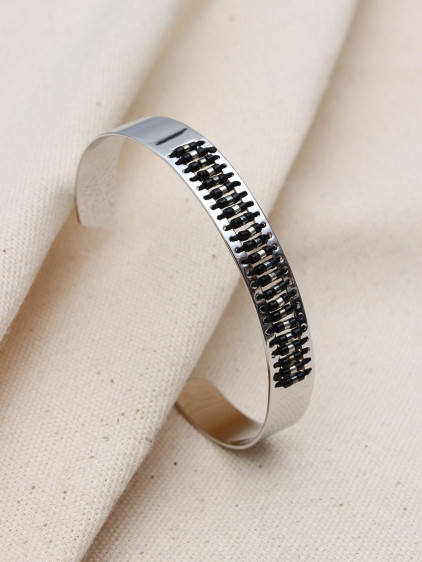 KUM BONCUKLU KARARMAZ SILVER ÇELİK BİLEKLİK KUM BONCUKLU KARARMAZ SILVER ÇELİK BİLEKLİK