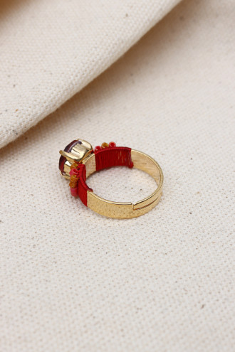 AYARLANABİLİR TAŞLI İP DETAY OTANTİK YÜZÜK AYARLANABİLİR TAŞLI İP DETAY OTANTİK YÜZÜK