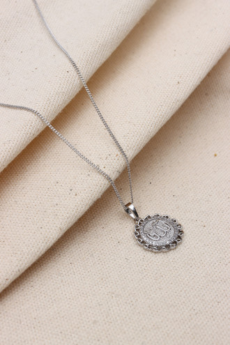 ALLAH YAZILI YUVARLAK KARARMAZ SILVER KOLYE ALLAH YAZILI YUVARLAK KARARMAZ SILVER KOLYE