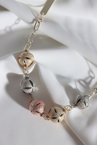 Parlak 5 Toplu Renkli Kolye