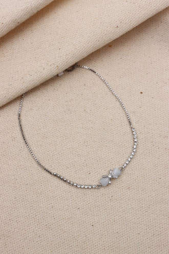 Fiyonk Model Gümüş Renk Vip Asansör Bileklik