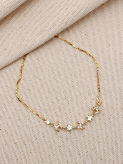 Zircon Taşlı Gold Renk Vip Küpe Zircon Taşlı Gold Renk Vip Küpe