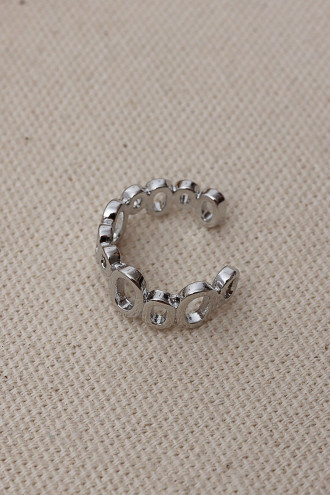 Halka Desenli Gold Renk Kıkırdak Küpe Halka Desenli Gold Renk Kıkırdak Küpe