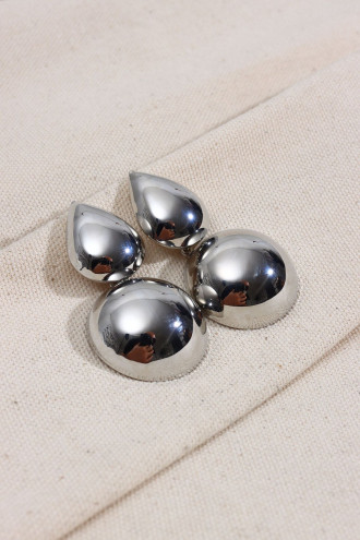 Gümüş Renk Vintage Sallantılı Küpe