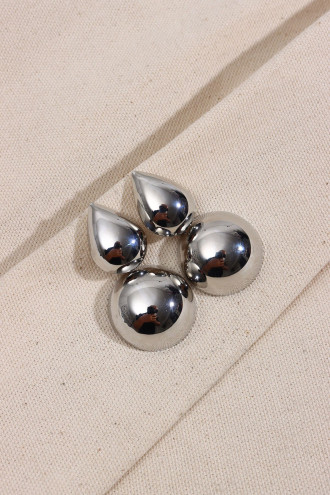 Gümüş Renk Vintage Sallantılı Küpe