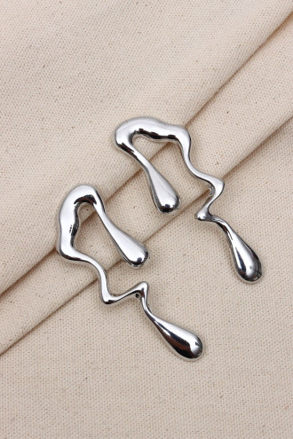 Gold Renk Uzun Vintage Küpe