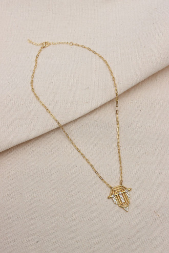 Gold Renk Altın Kaplama Serenay Kolye Gold Renk Altın Kaplama Serenay Kolye