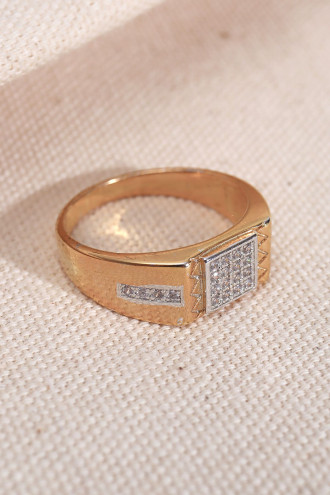 Zircon Taşlı Şovalye Yüzük Zircon Taşlı Şovalye Yüzük