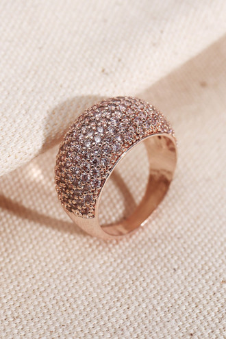 Zircon Taşlı Bombe Yüzük Zircon Taşlı Bombe Yüzük