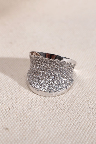 Zircon Taşlı İri Yüzük