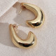 316L Çelik Gold Renk Vintage Küpe 316L Çelik Gold Renk Vintage Küpe