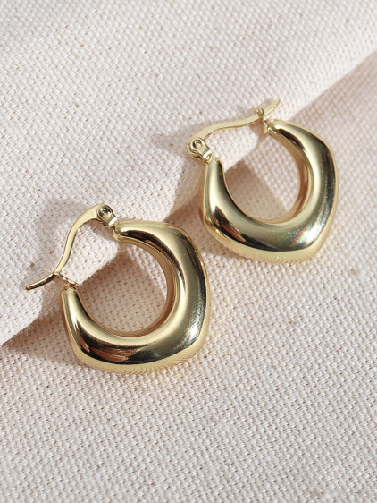 316L Çelik Gold Renk Vintage Küpe 316L Çelik Gold Renk Vintage Küpe