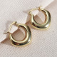 316L Çelik Gold Renk Vintage Küpe 316L Çelik Gold Renk Vintage Küpe