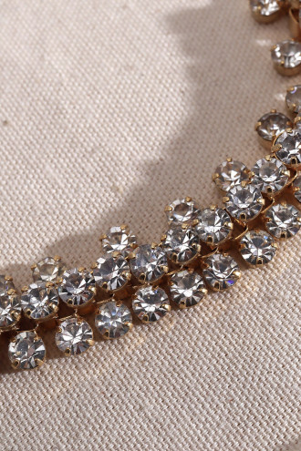 Gold Renk Taşlı İri Kolye Gold Renk Taşlı İri Kolye