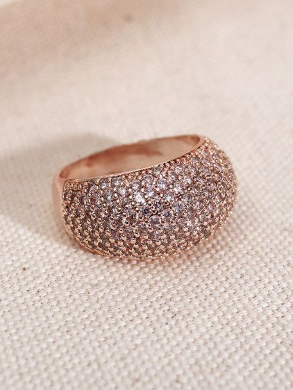 Zircon Taşlı Bombe Yüzük Zircon Taşlı Bombe Yüzük