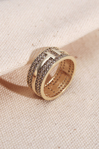 Zircon Taşlı Tam Tur Yüzük