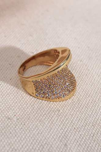 Zircon Taşlı İri Yüzük