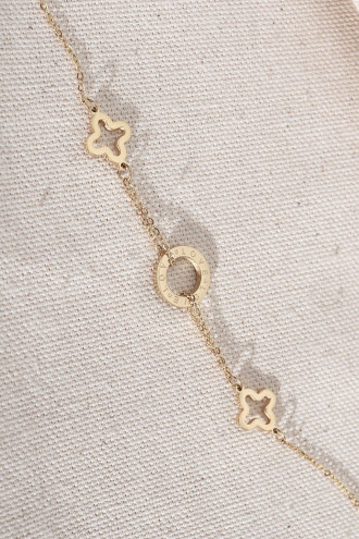 Gold Renk 316L Çelik Van Cleef Bileklik Gold Renk 316L Çelik Van Cleef Bileklik