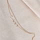 Beyaz Sedef Taşlı Gold Renk Van Cleef Çelik Bileklik Beyaz Sedef Taşlı Gold Renk Van Cleef Çelik Bileklik