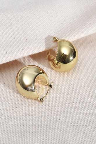 316L Çelik Gold Renk Vintage Küpe 316L Çelik Gold Renk Vintage Küpe