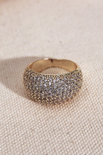 Zircon Taşlı Bombe Yüzük Zircon Taşlı Bombe Yüzük