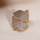 Zircon Taşlı Gold Renk Yüzük Zircon Taşlı Gold Renk Yüzük