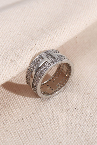 Zircon Taşlı Tam Tur Yüzük