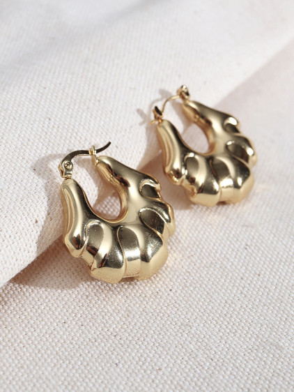 316L Çelik Gold Renk Vintage Küpe 316L Çelik Gold Renk Vintage Küpe