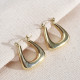 316L Çelik Gold Renk Vintage Küpe 316L Çelik Gold Renk Vintage Küpe