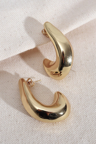 316L Çelik Gold Renk Vintage Küpe 316L Çelik Gold Renk Vintage Küpe