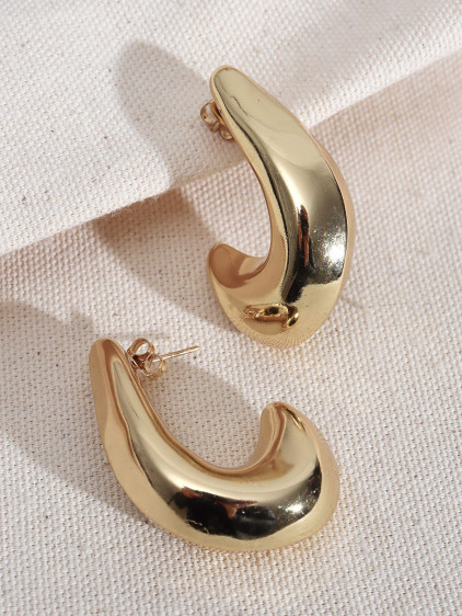 316L Çelik Gold Renk Vintage Küpe 316L Çelik Gold Renk Vintage Küpe