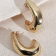 316L Çelik Gold Renk Vintage Küpe 316L Çelik Gold Renk Vintage Küpe