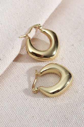 316L Çelik Gold Renk Vintage Küpe 316L Çelik Gold Renk Vintage Küpe