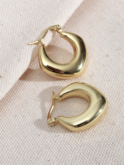 316L Çelik Gold Renk Vintage Küpe 316L Çelik Gold Renk Vintage Küpe