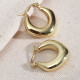 316L Çelik Gold Renk Vintage Küpe 316L Çelik Gold Renk Vintage Küpe