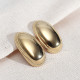 316L Çelik Gold Renk Vintage Küpe